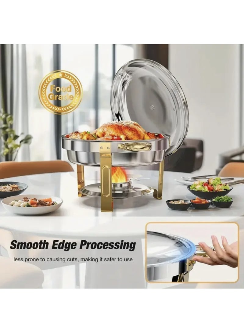 هوت بوت 5 لتر - سخان طعام ذاتي الخدمة من الفولاذ المقاوم للصدأ مع رف أغطية للفعاليات والمطاعم - Image 5